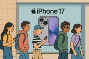 buying an overpriced iphone 17